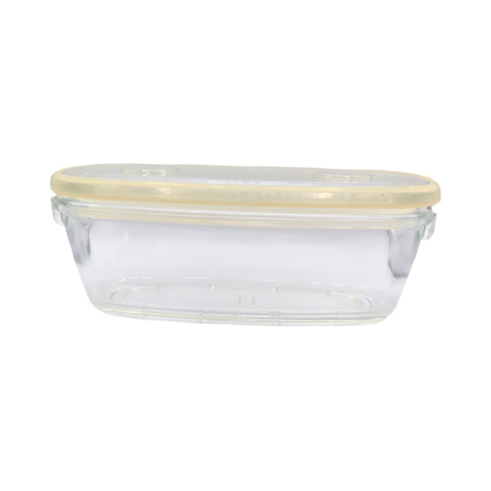 IKEA Glass Butter Dish with Lid & Silicone Seal Kitchen Storage Container